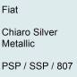 Preview: Fiat, Chiaro Silver Metallic, PSP / SSP / 807.